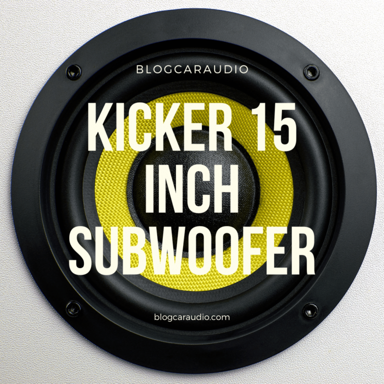 kicker 15 inch subwoofer